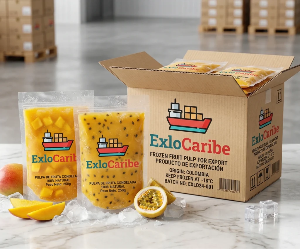 exlocaribe pulpa de frutas exportación